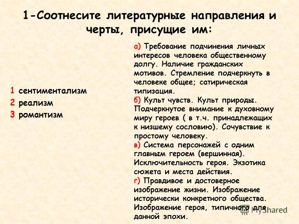 Лермонтов романтик или реалист. Литературные направления. Направления в литературе. Литературное направление 19 века реализм. Черты направлений в литературе.