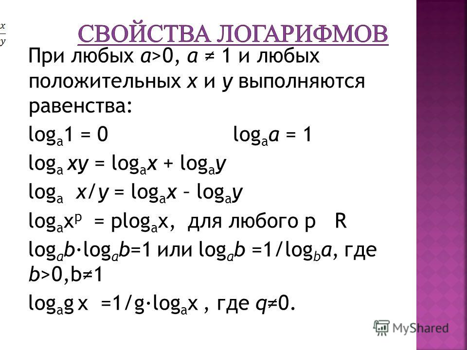 Решить логарифмическое уравнение онлайн по фото