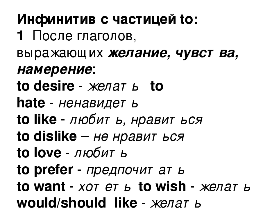 Частицу to перед инфинитивом. Когда ставится to в английском языке перед глаголом. Когда употребляется частица to в английском языке. Глаголы с частицей to в английском языке. Употребление частицы to в английском языке.