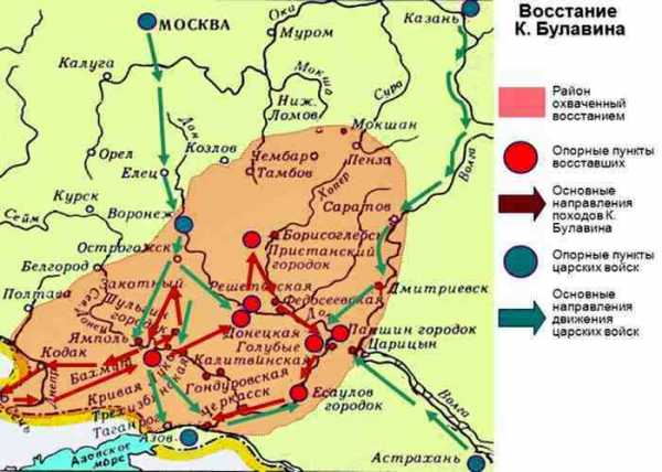 Последствия восстания под руководством булавина